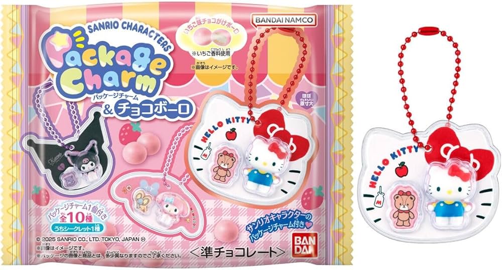 Amazon.co.jp: サンリオキャラクターズ パッケージチャーム＆チョコ