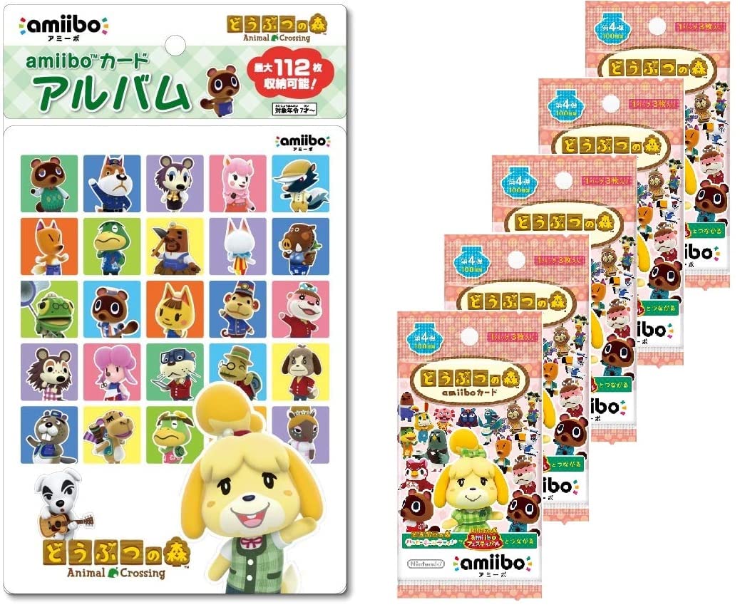 Amazon.co.jp: どうぶつの森amiiboカード 第4弾 (5パックセット)+