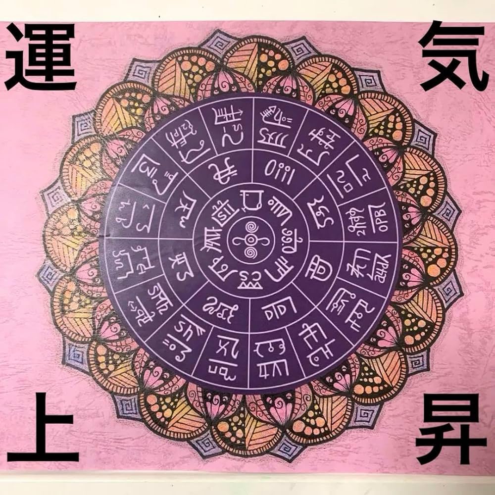 Amazon.co.jp: 龍体文字 フトマニ図 曼荼羅 開運アート : ホーム＆キッチン