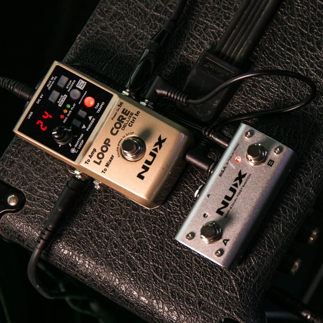 Amazon.com: NUX Loop Core Deluxe Guitar Looper Pedal, with NMP-2
