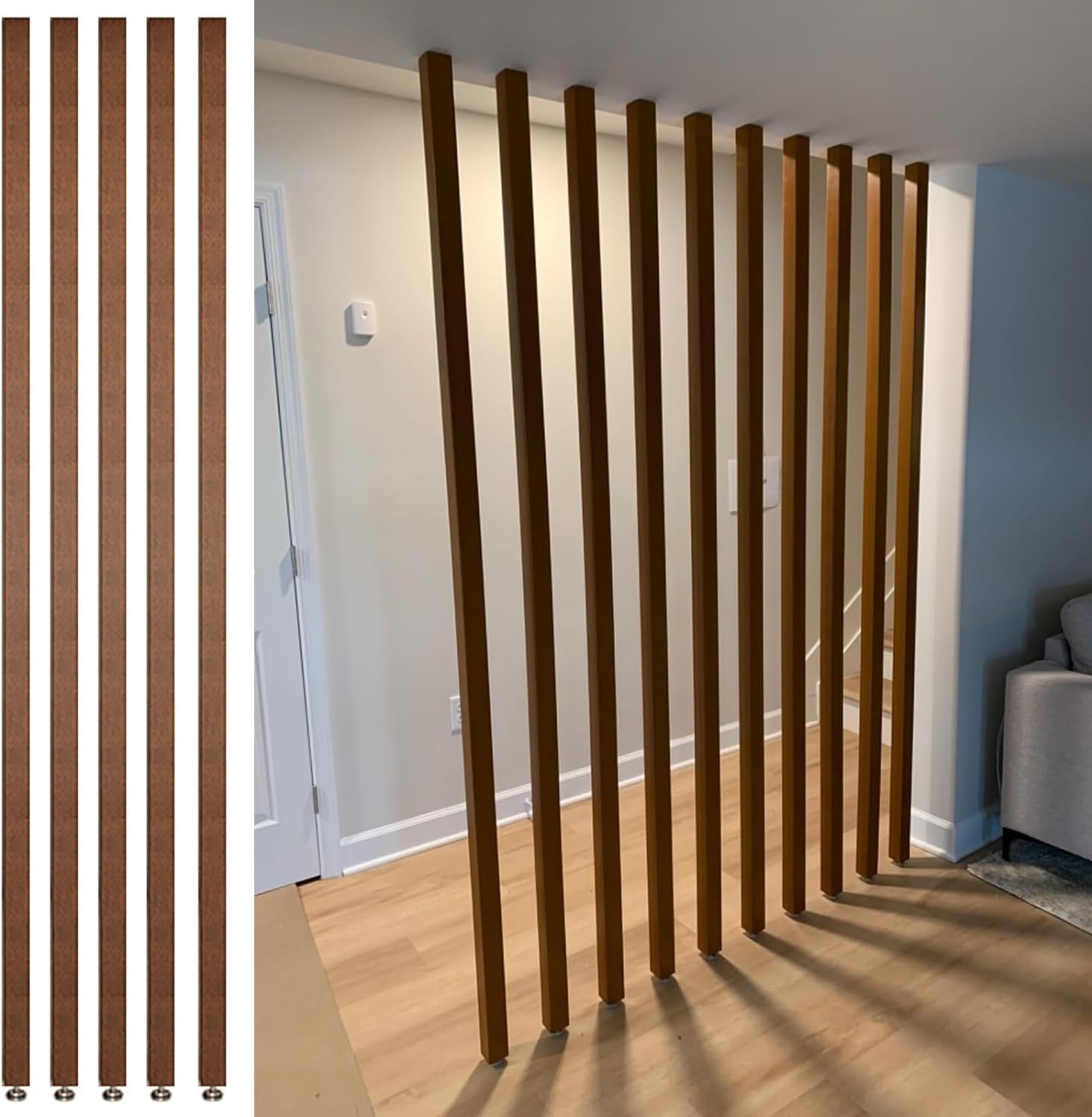 Amazon｜SAFWELA(壳店) 折りたたみ式独立遮断 間仕切り 床から天井まで