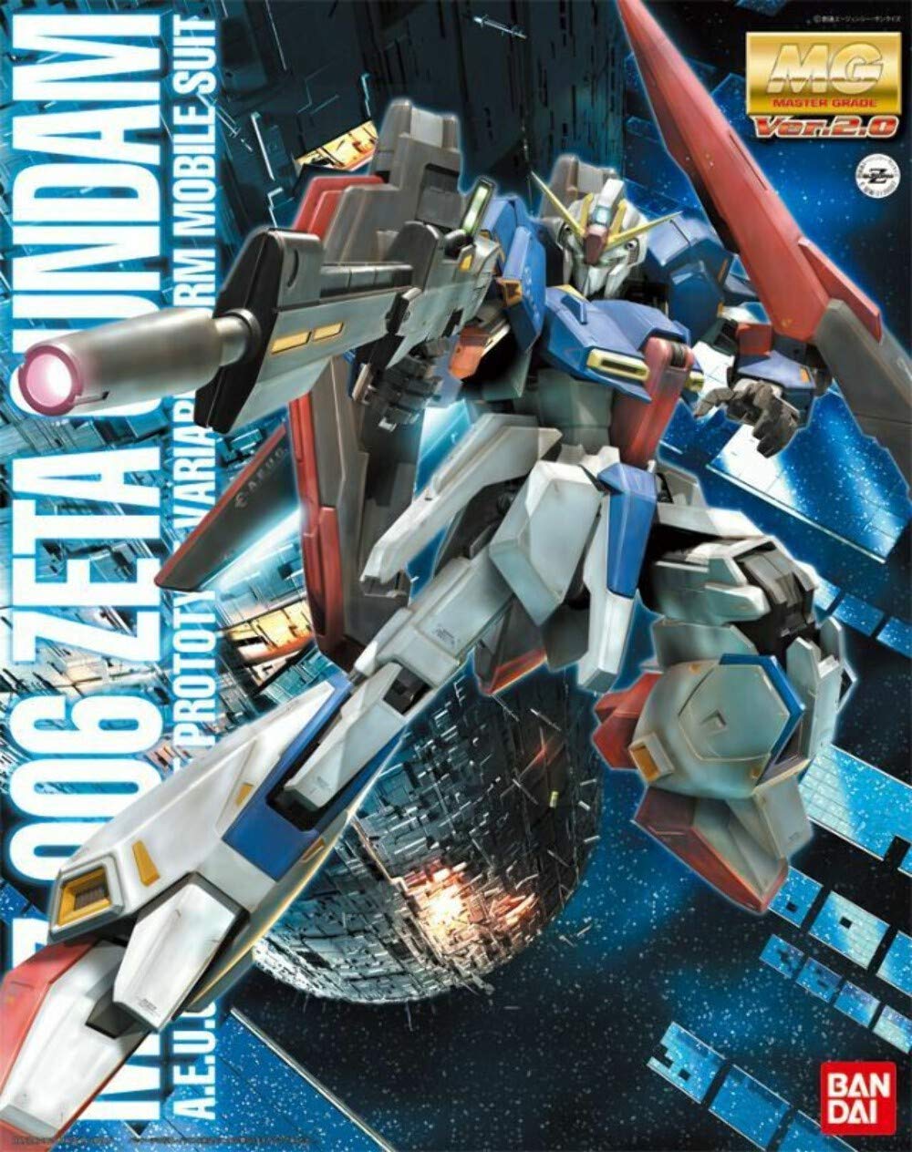 Amazon.com: Bandai Hobby ZETA GUNDAM 2.0, Bandai Master Grade