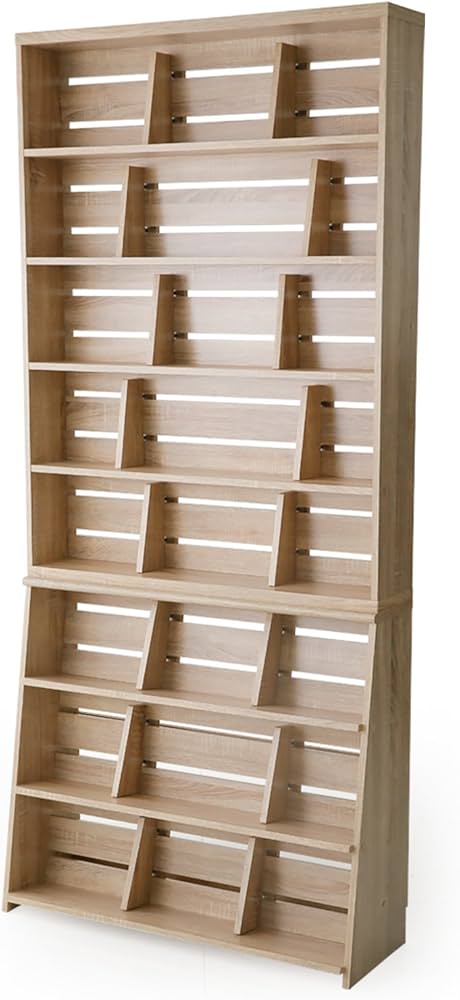 Amazon｜LOWYA ロウヤ 本棚 収納棚 漫画収納 大容量 スリム おしゃれ