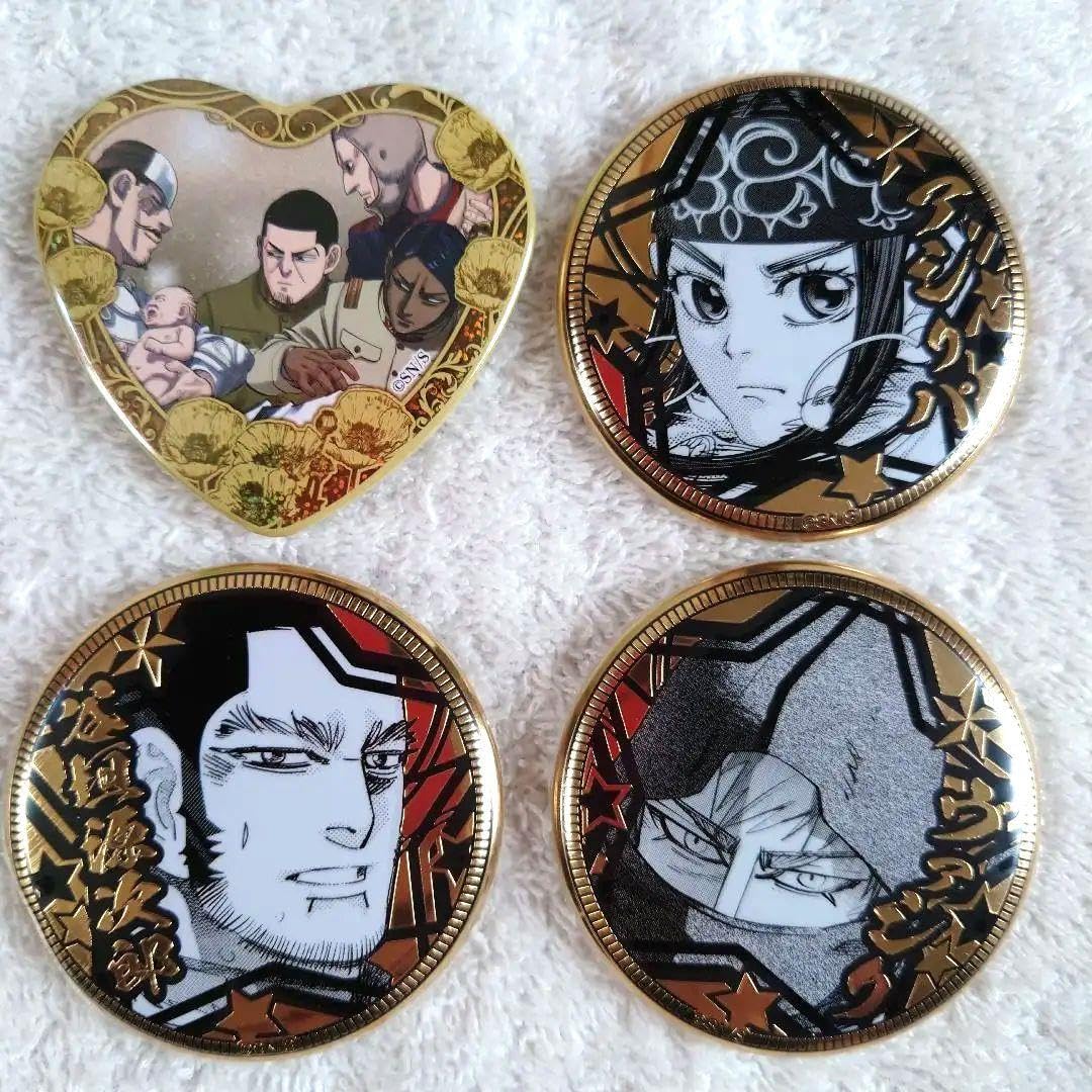 Amazon.co.jp: ゴールデンカムイ 金カム 黄金バッジ ゴールデンカムイ