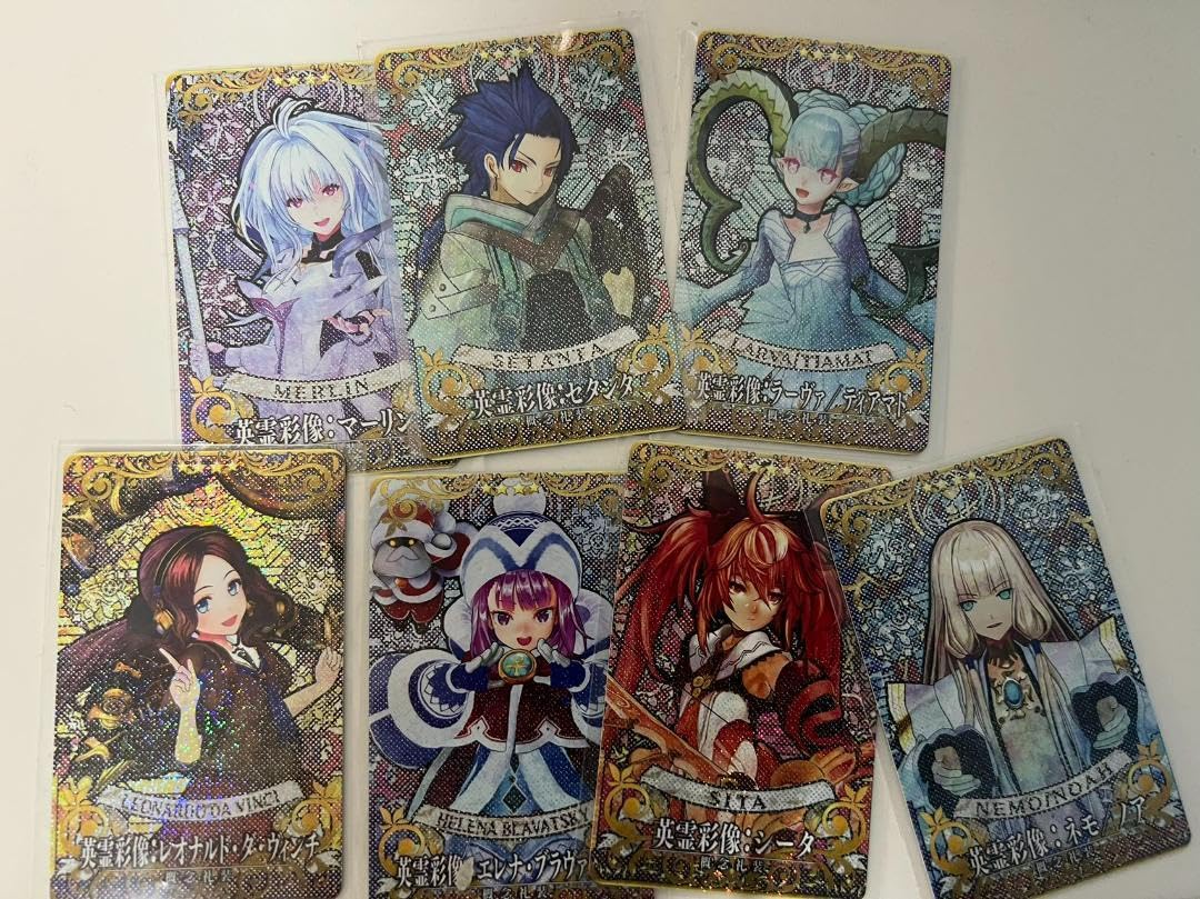 Amazon.co.jp: Fate 英霊彩像 FGO アーケード FGO AC 7種 セット LTSL