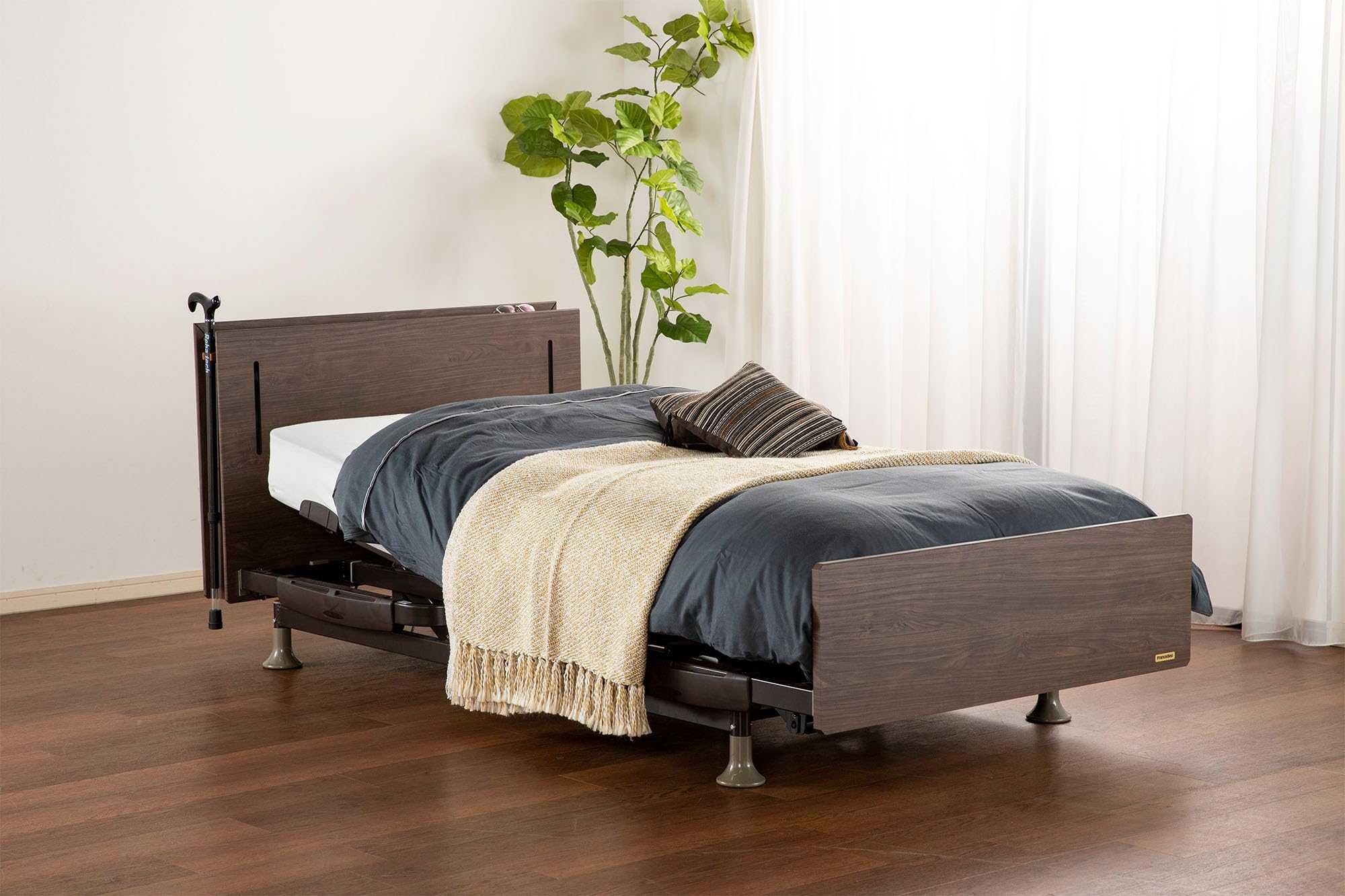 Amazon.co.jp: 【フランスベッド正規品】 ベッドフレーム ブラウン色