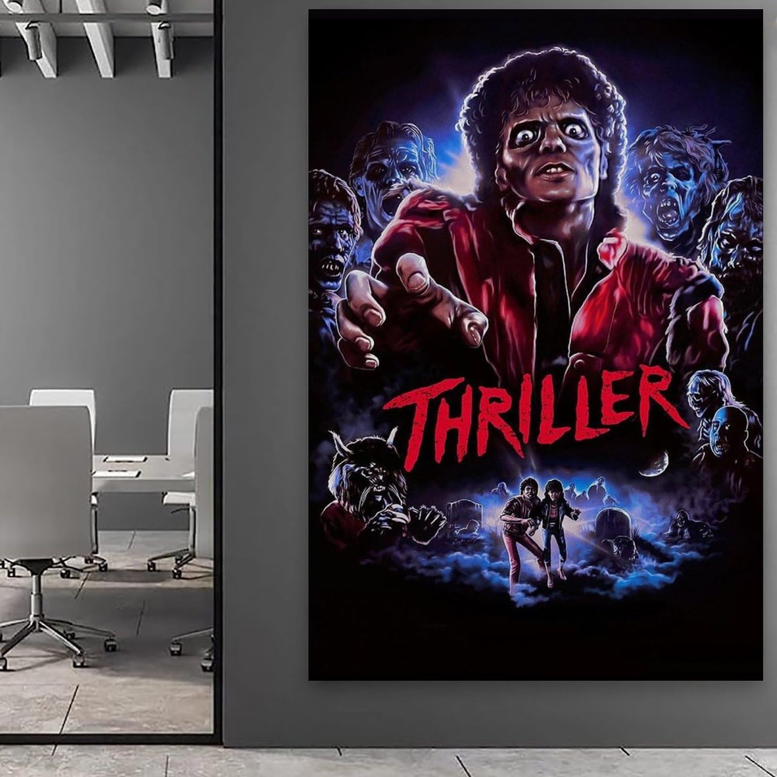 Amazon.co.jp: スリラー映画マイケル・ジャクソンのポスター ポスター