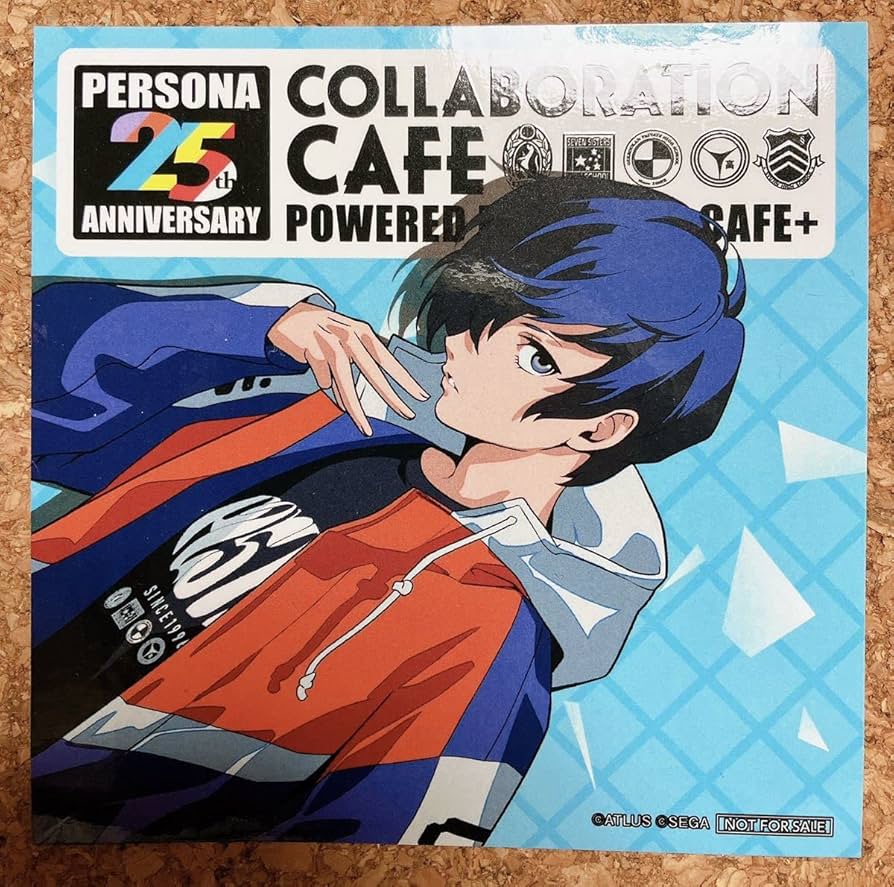 Amazon.co.jp: ペルソナ 25周年 フード特典 ステッカー ペルソナ4 男