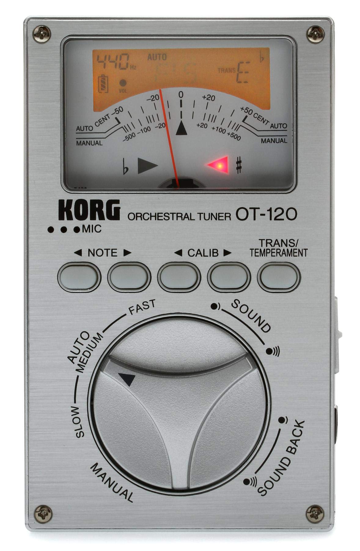 Amazon.co.jp: KORG クロマチックチューナー 針式メーター OT-120