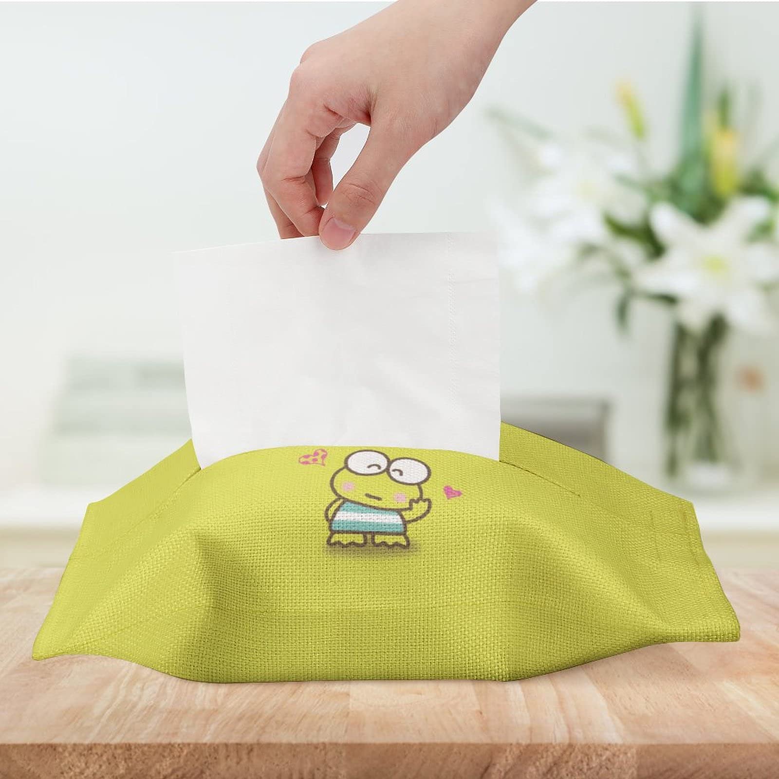 Amazon｜けろけろけろっぴ ティッシュケース ティッシュカバー 箱なし