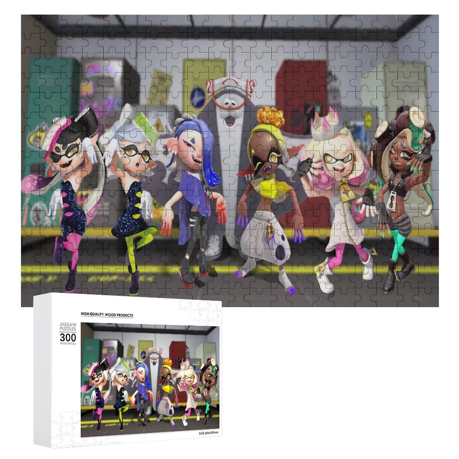 Amazon | スプラトゥーン ジグソーパズル 300/500/1000ピース 木製