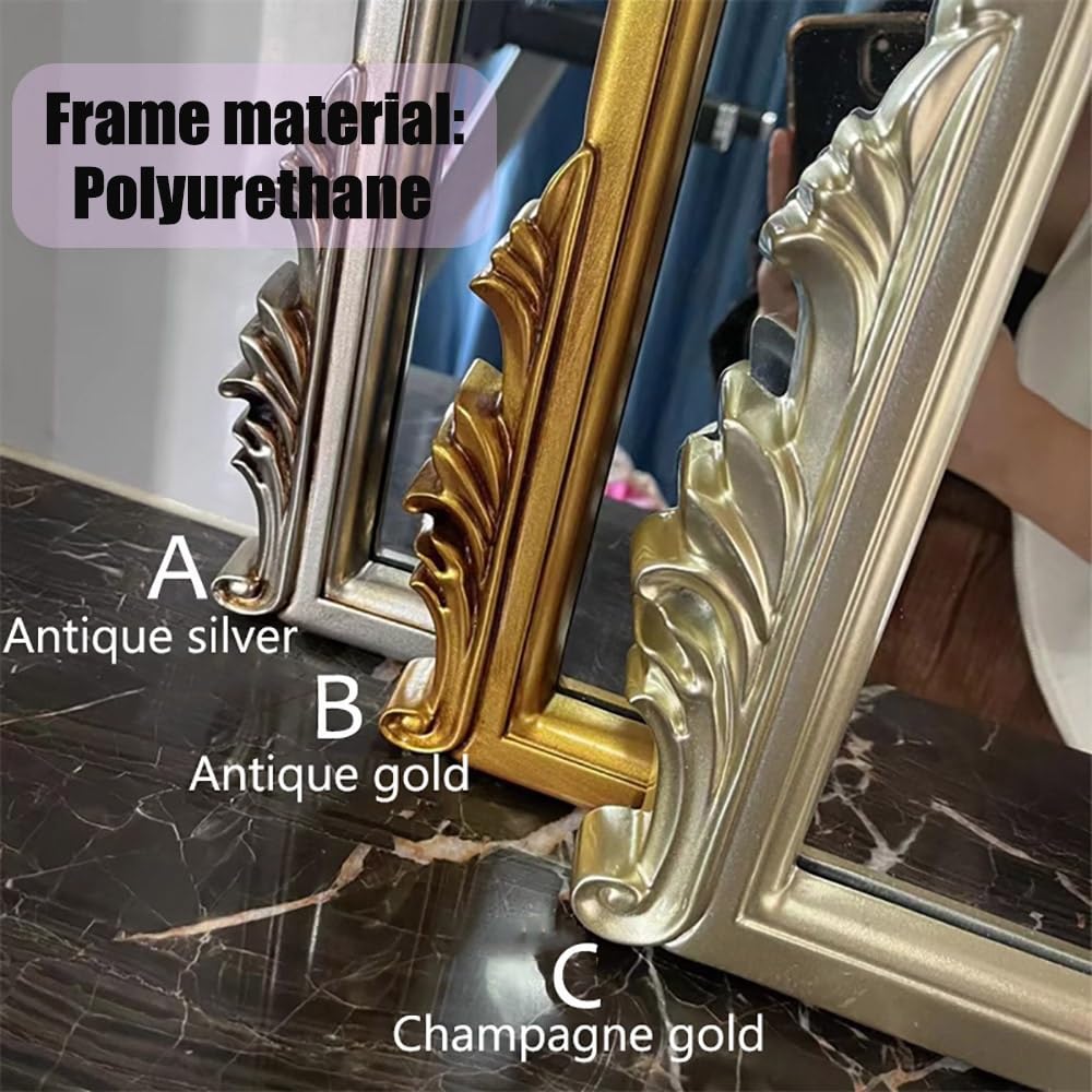 Amazon.co.jp: ZYBOWAYL バロックウォールミラー 大きいアンティーク風