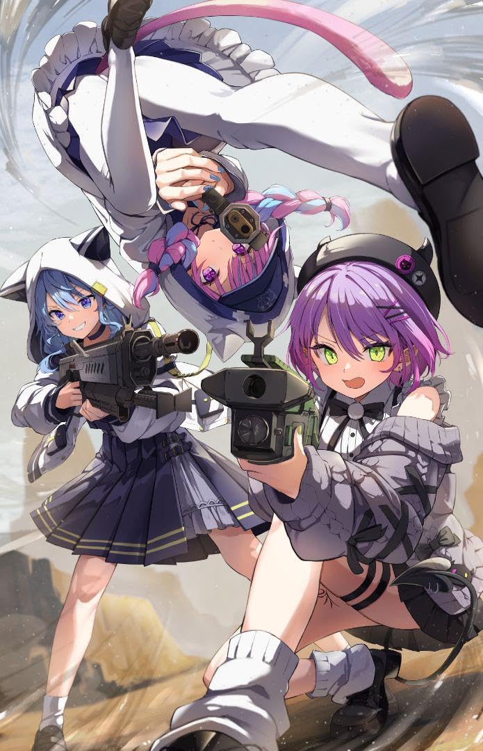 Amazon.co.jp: 湊あくあ 常闇トワ 星街すいせい デスクマット プレイ