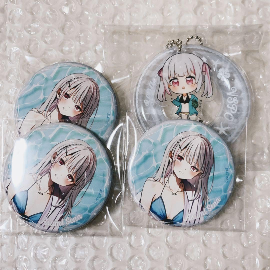 空澄セナ ぶいすぽっ！ 冬コミ コミケ 缶バッジ セット 4点 ぶいすぽっ