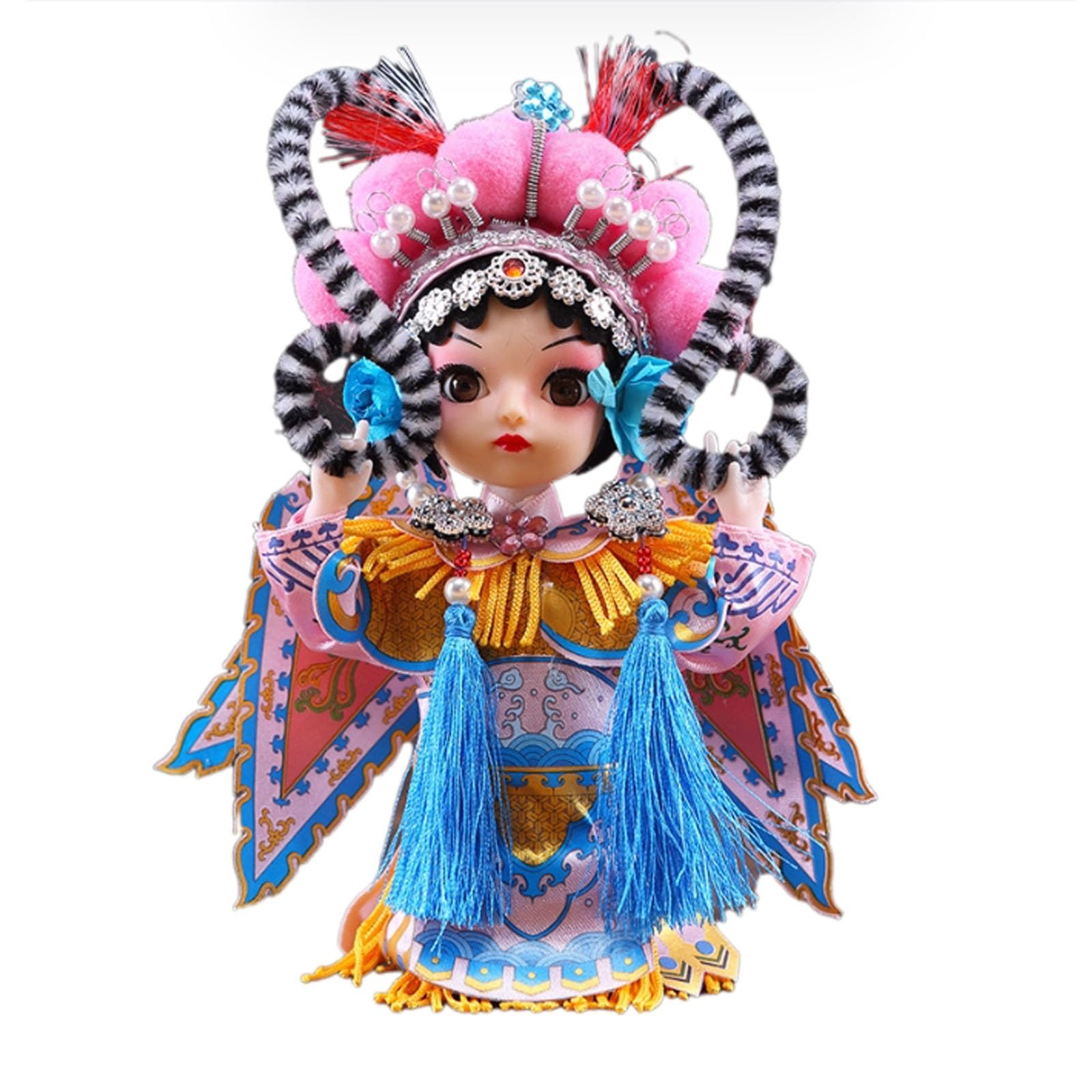 Amazon.co.jp: 中国の伝統的な手工芸品のシルクの置物、中国風の民芸品