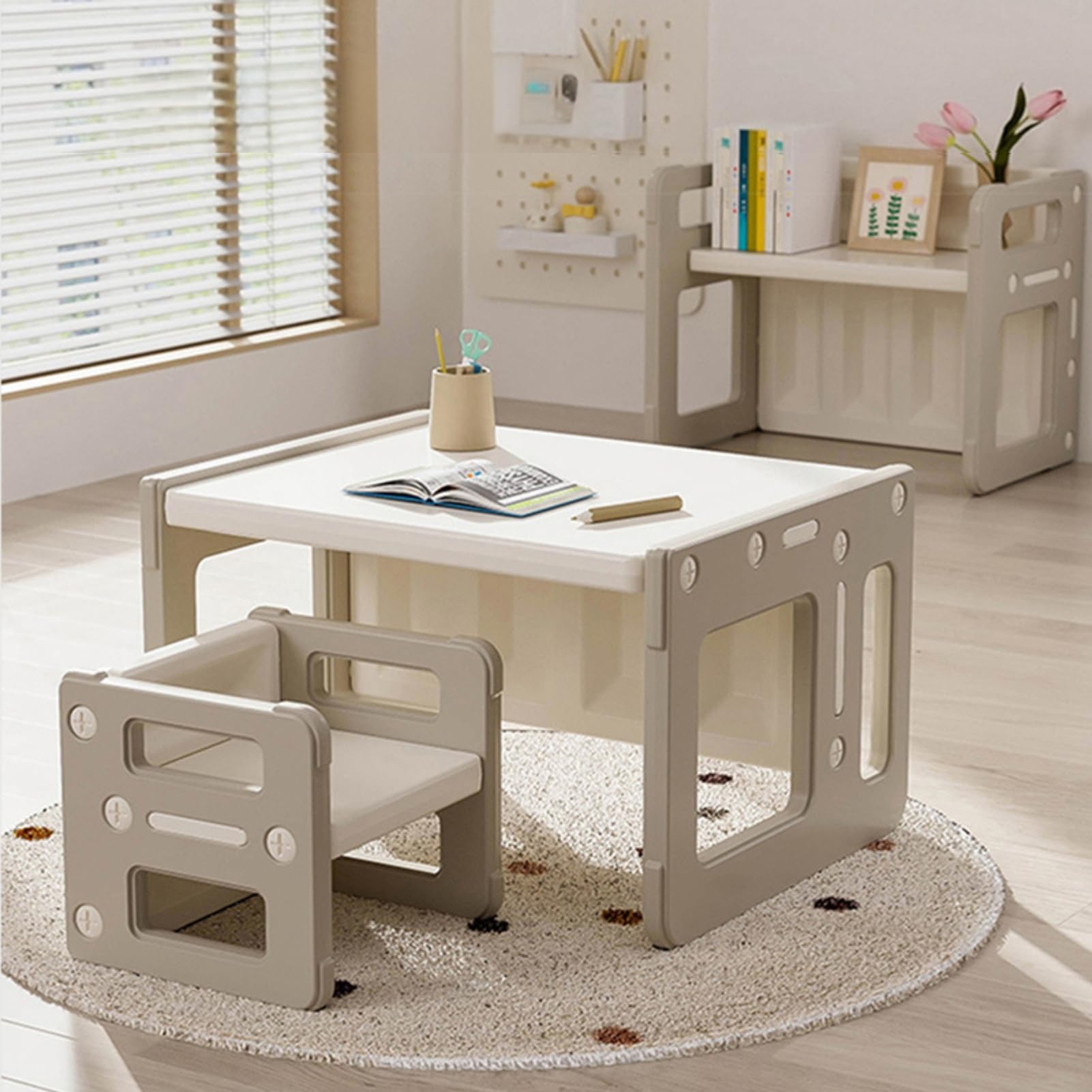 Amazon.co.jp: SOFTSEA 子供用テーブル 椅子セット チェア