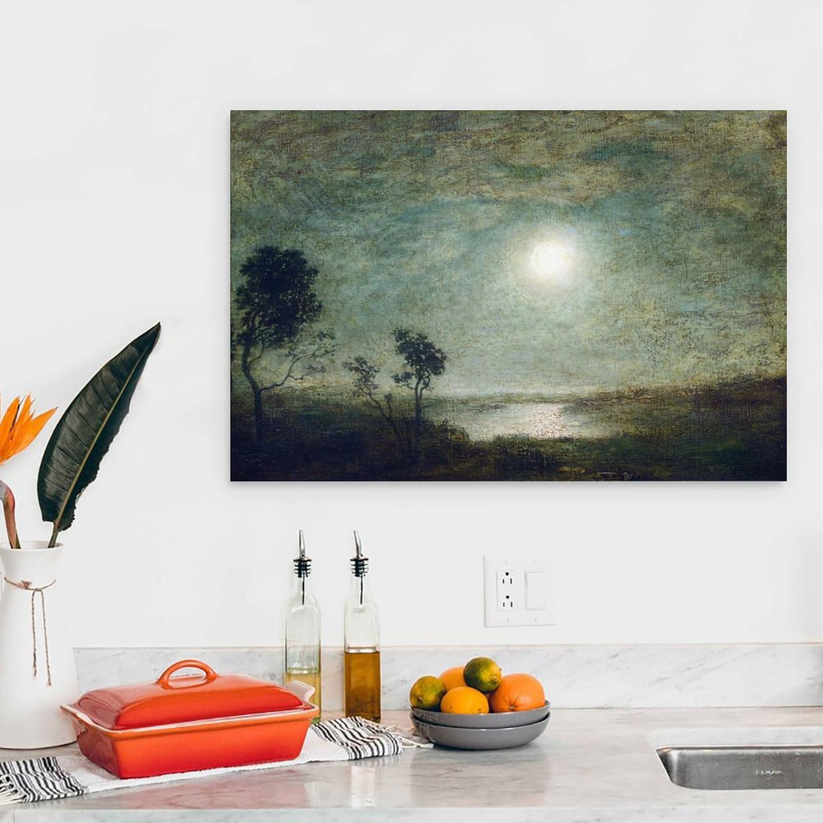 Amazon.co.jp: Moonlight ポスター 1895 年頃、ラルフ アルバート