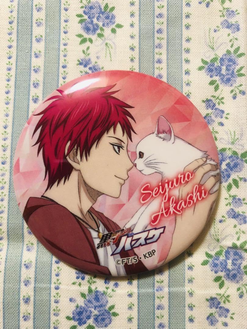 黒子のバスケ 10周年赤司征十郎 ホログラム スペシャルくじ梅田展 缶バッジ