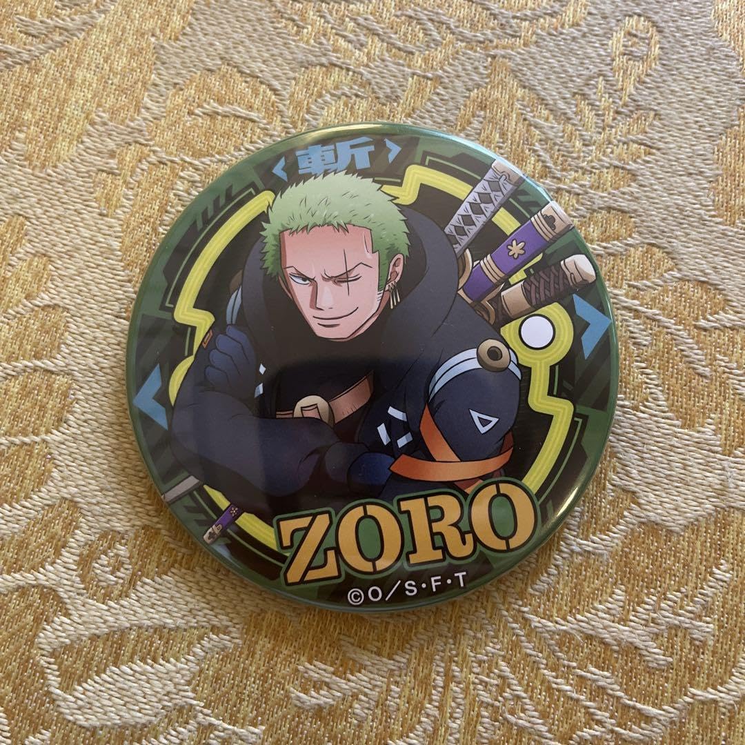 Amazon.co.jp: ONE PIECE 輩缶バッジ エッグヘッド ゾロ : おもちゃ