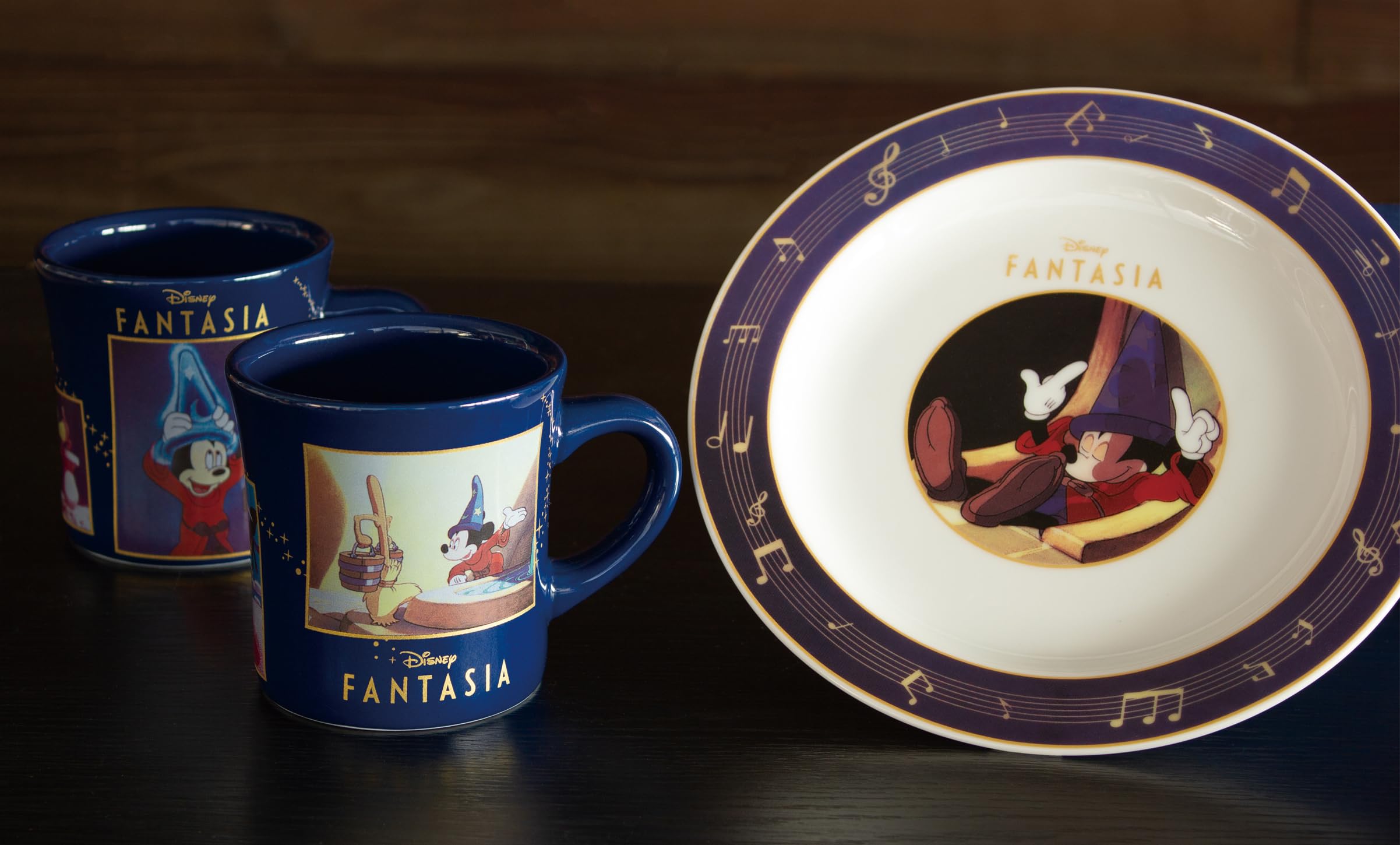 Amazon.co.jp: ディズニー 「 ファンタジア 」 ミッキーマウス 皿