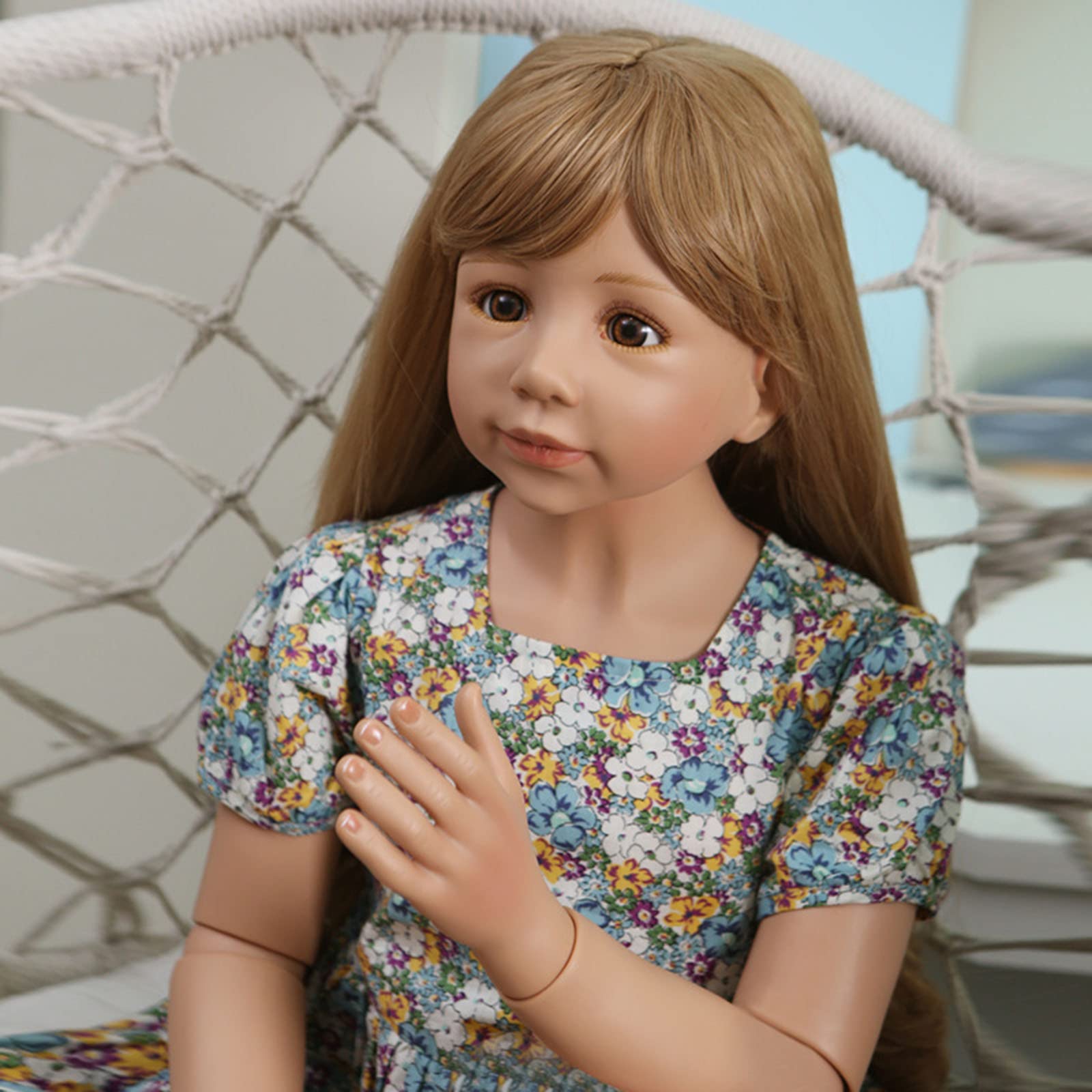 Amazon.co.jp: 48インチリボーンドール巨大な立ち女の子赤ちゃん手作り