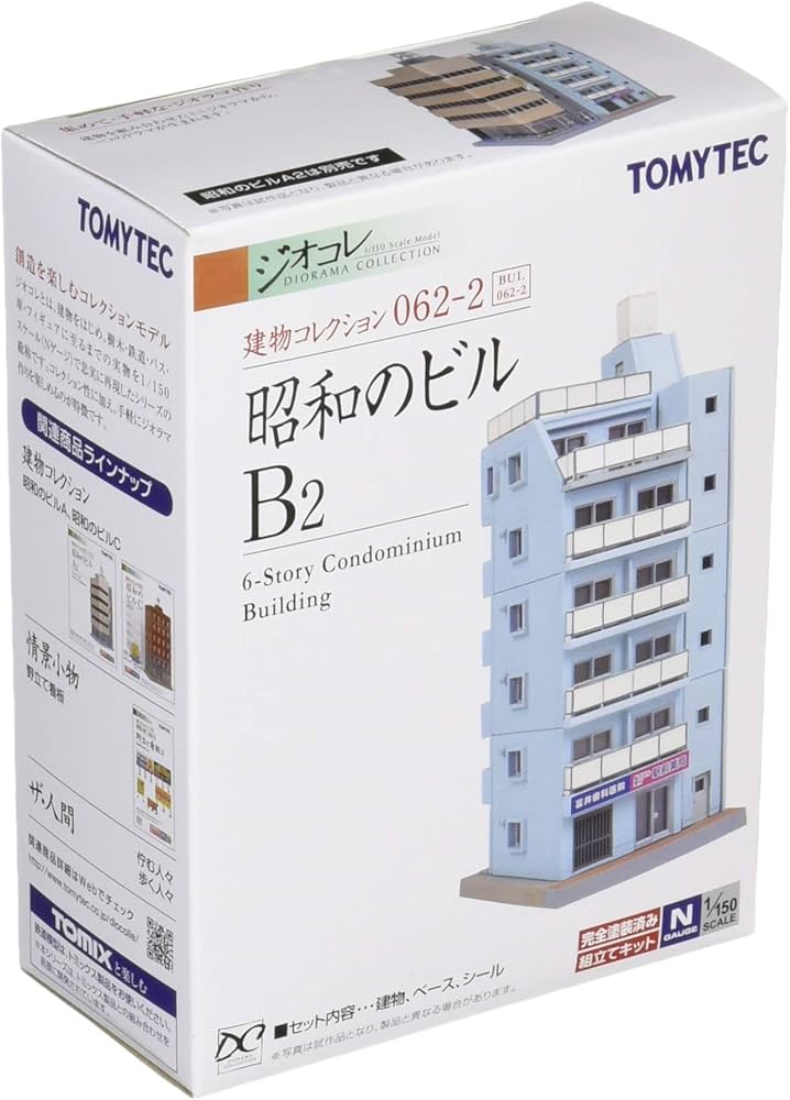 Amazon | トミーテック ジオコレ 建物コレクション 062-2 昭和のビルB2