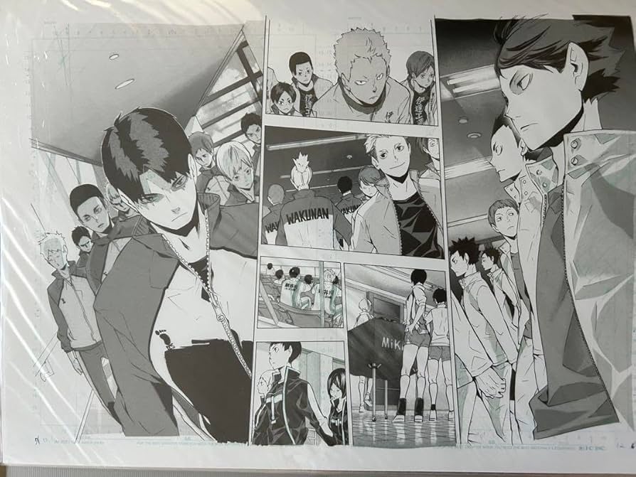 Amazon.co.jp: ハイキュー 複製原稿 4枚セット 烏野 : おもちゃ