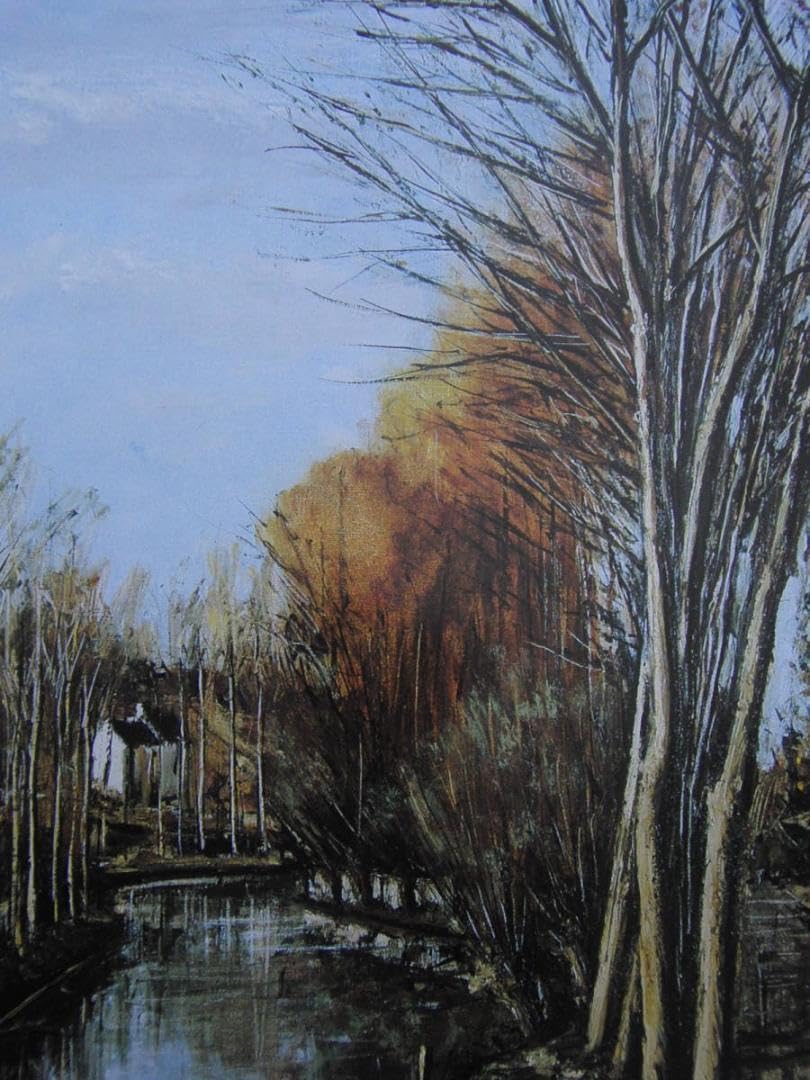 Amazon.co.jp: ベルナールビュッフェ「Environs de Cher」画集の額装画