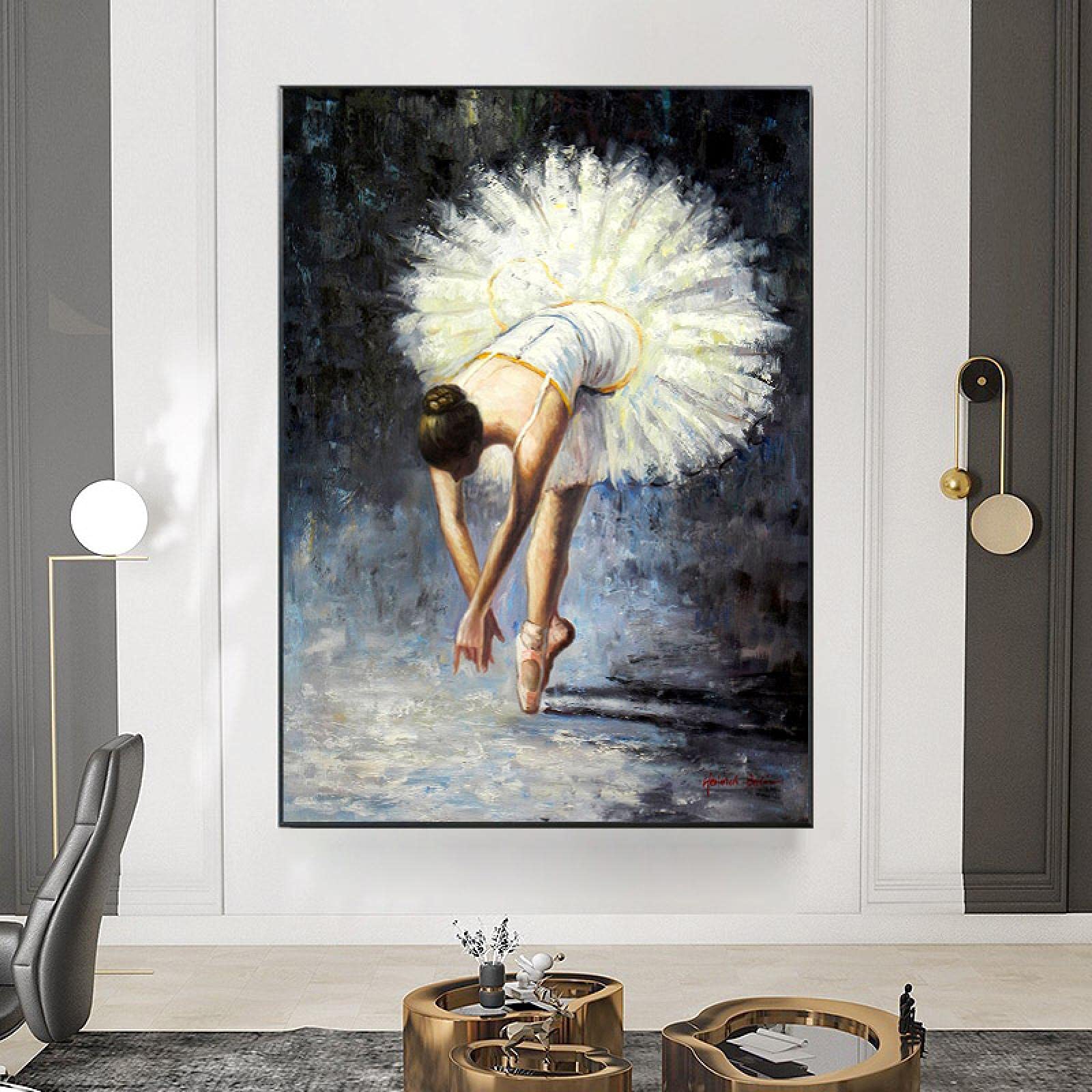 Amazon.co.jp: ヴィンテージ バレエ ダンサー キャンバス絵画