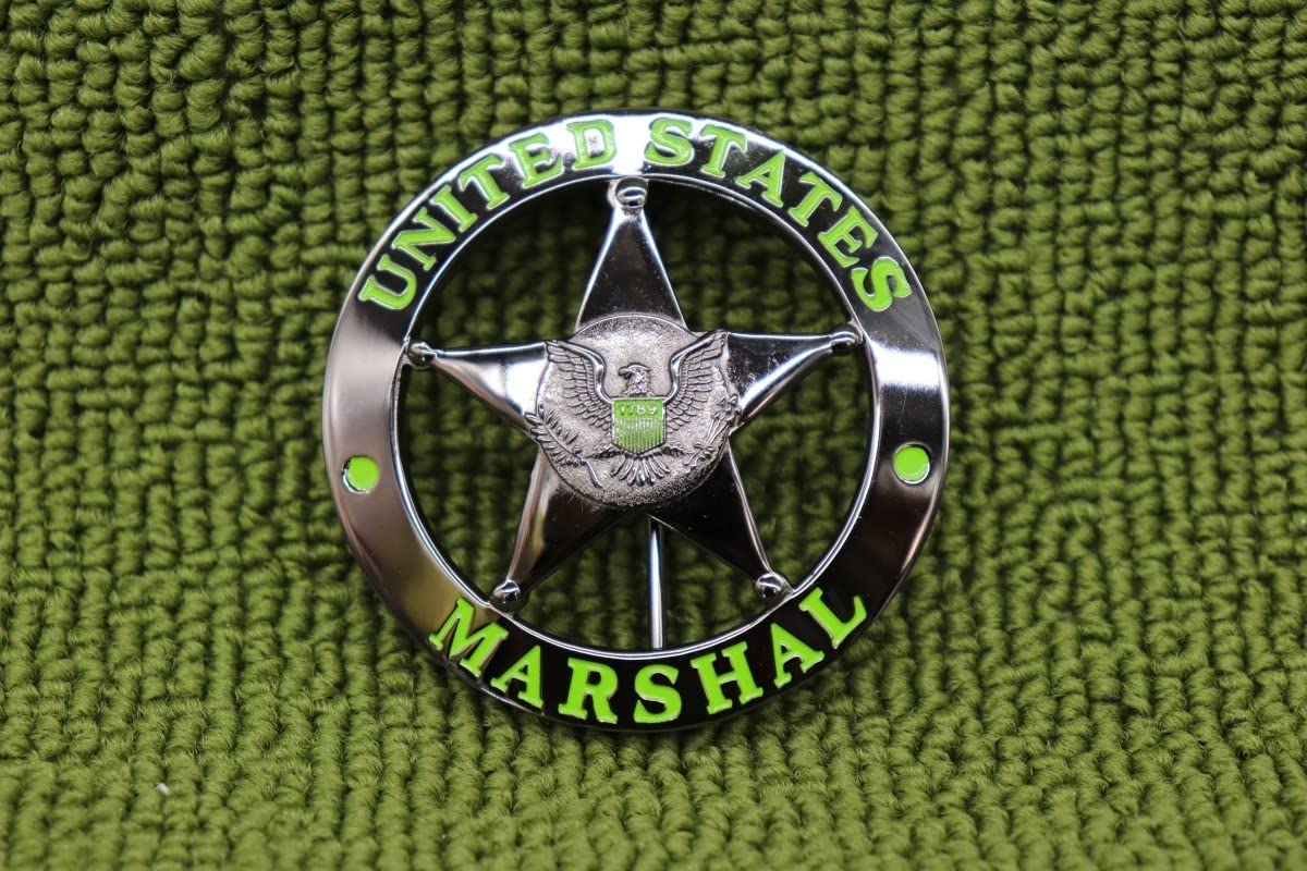 Amazon.co.jp: レア色 USMS US MARSHAL USマーシャル バッジ バッヂ