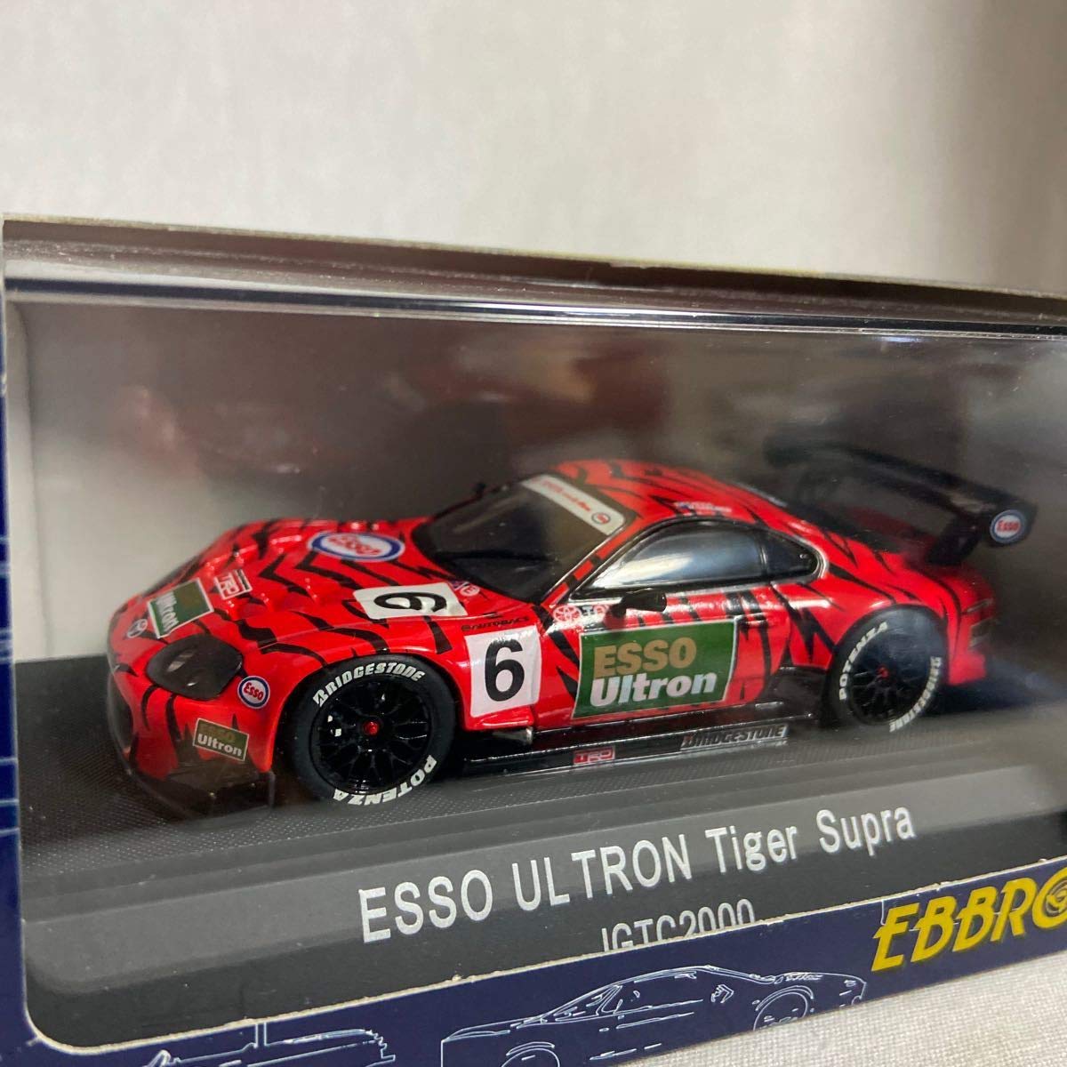 Amazon | EBBRO 1/43 ESSO ULTRON Tiger Supra #6 JGTC 2000 エブロ