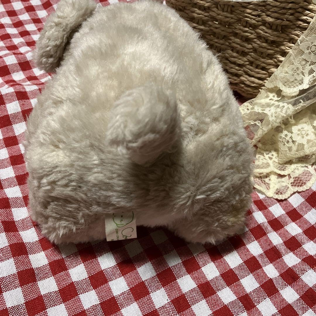 Amazon.co.jp: レトロぬいぐるみ 犬 うめ吉ぬいぐるみ ベージュ