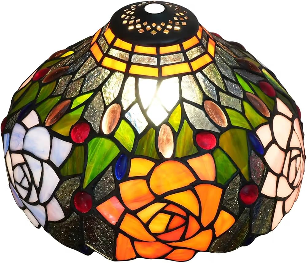 Amazon.co.jp: ティファニースタイルのランプシェードの交換、12インチ