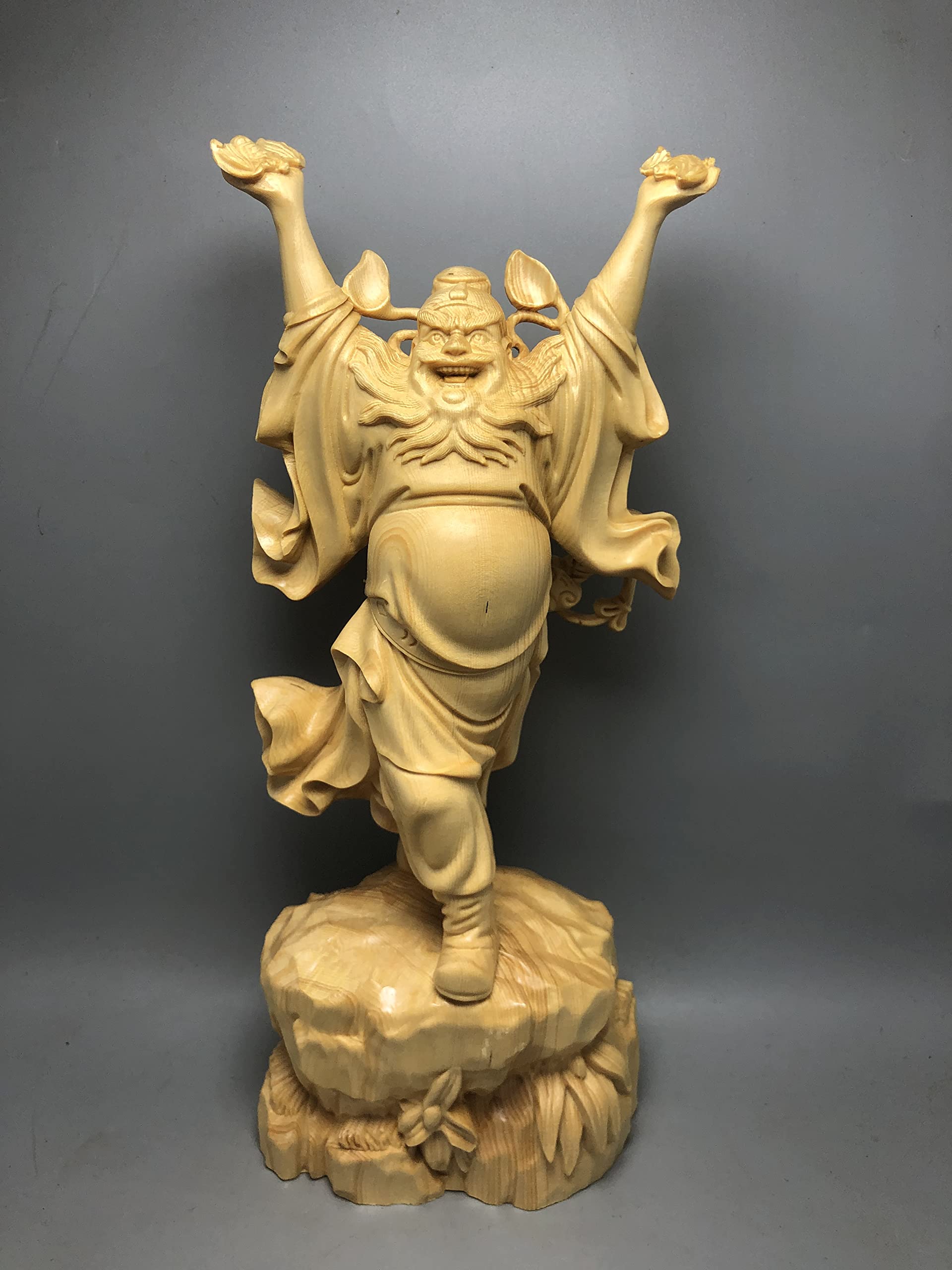 Amazon｜鍾馗様 鍾馗さま 鐘馗 仏像 木彫り仏像 魔除け・厄除けの