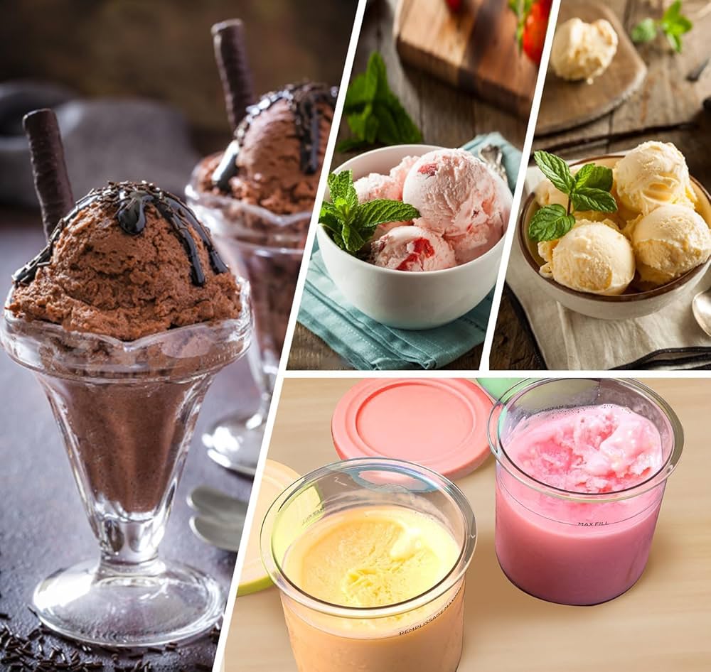 Amazon｜アイスクリーム容器 4個パック Ninja Creami NC299AMZ NC300