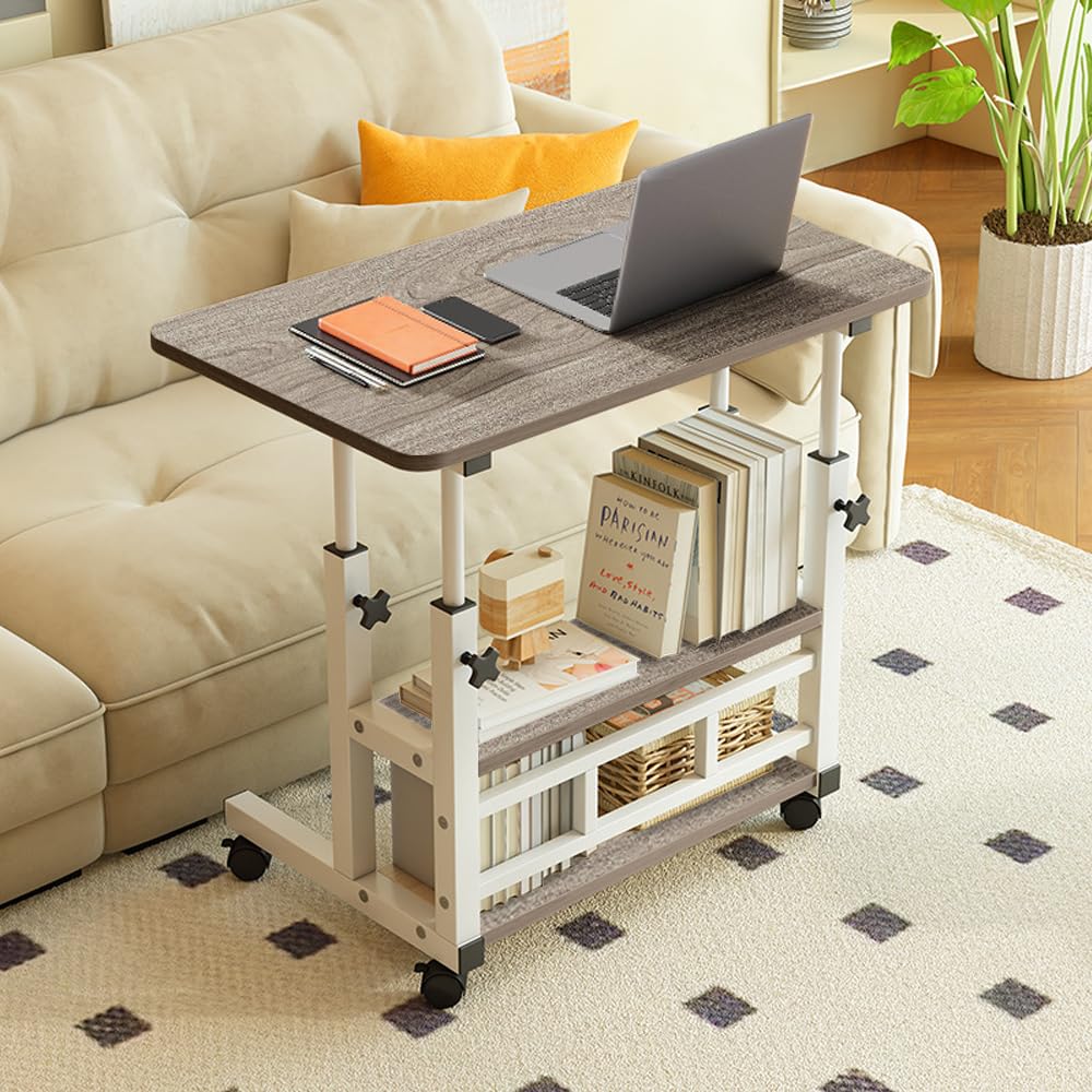 Amazon｜昇降式 サイドテーブル コの字型 幅60×奥行40cm 高さ無段階