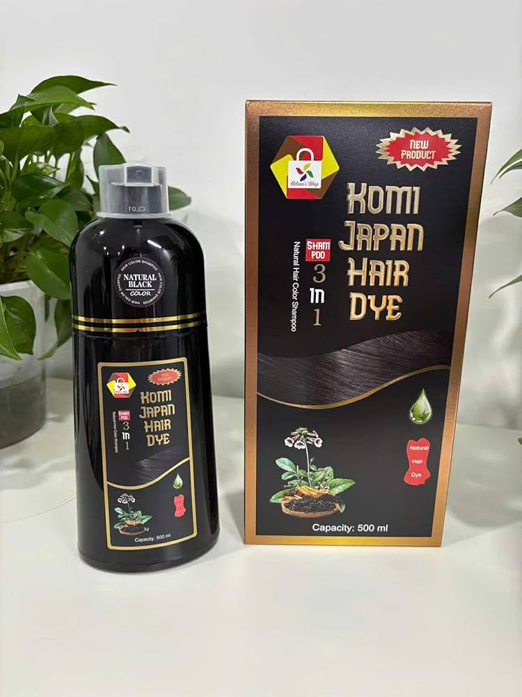 Amazon.com : KomiJapan Authentic Japanese Hair Dye Shampoo – 500ml