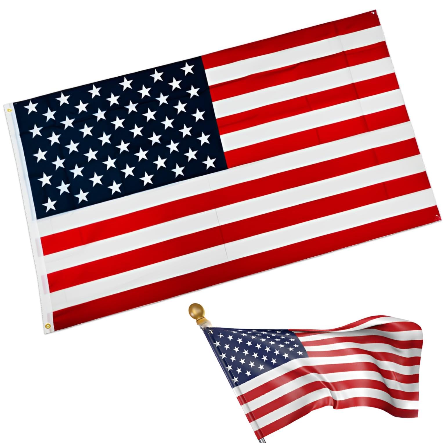 Amazon.co.jp: fogman アメリカ国旗 星条旗 フラッグ 150cm×90cm