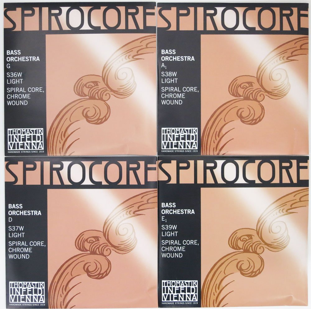 Amazon | THOMASTIK SPIROCORE スピロコア コントラバス弦セット 4/4