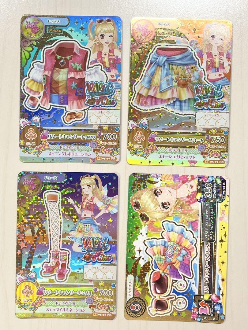 アイカツ 夏樹みくる Dreamy Crown トレーディングカード 4枚セット