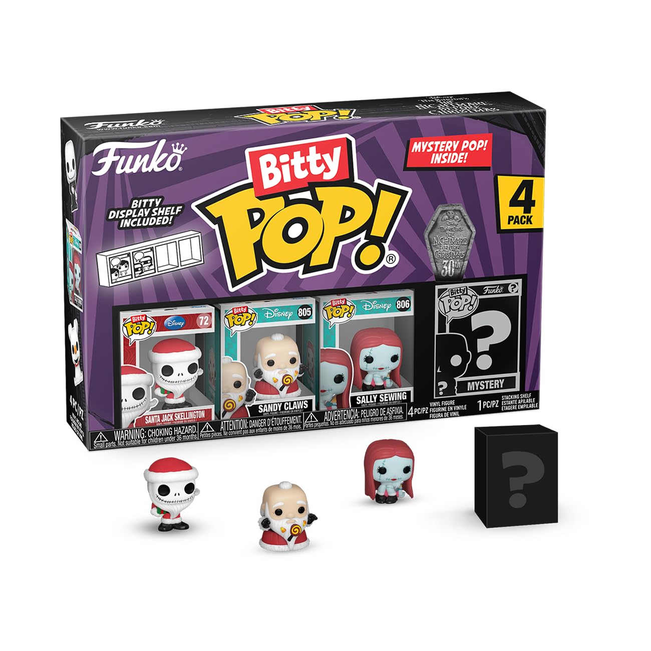 Amazon.com: Funko Bitty Pop The Nightmare Before Christmas - Santa
