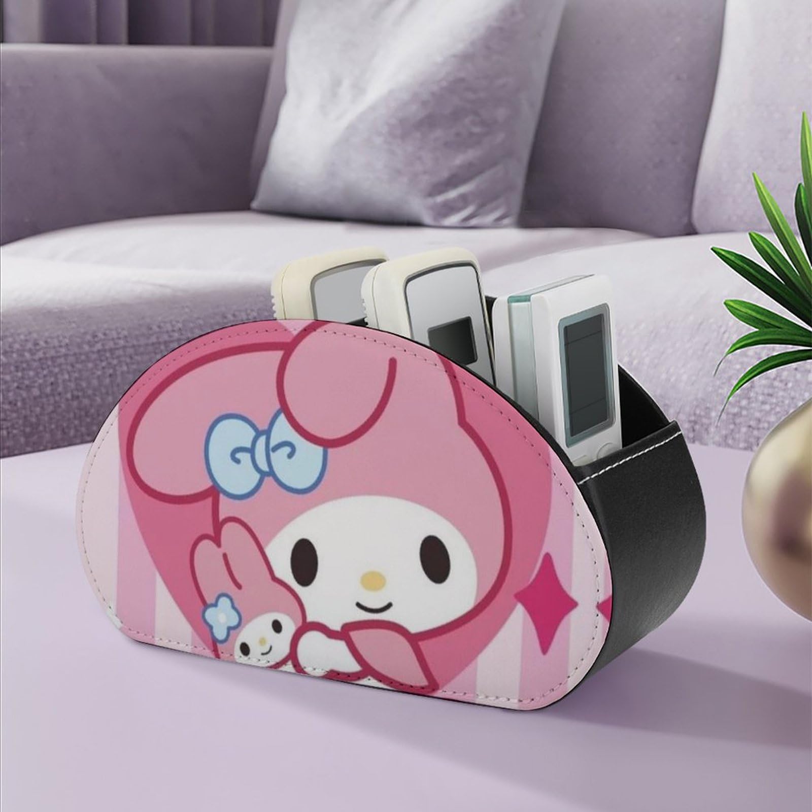 Amazon｜マイメロリモコンラック多機能卓上収納ボッおしゃれ耐傷性PU