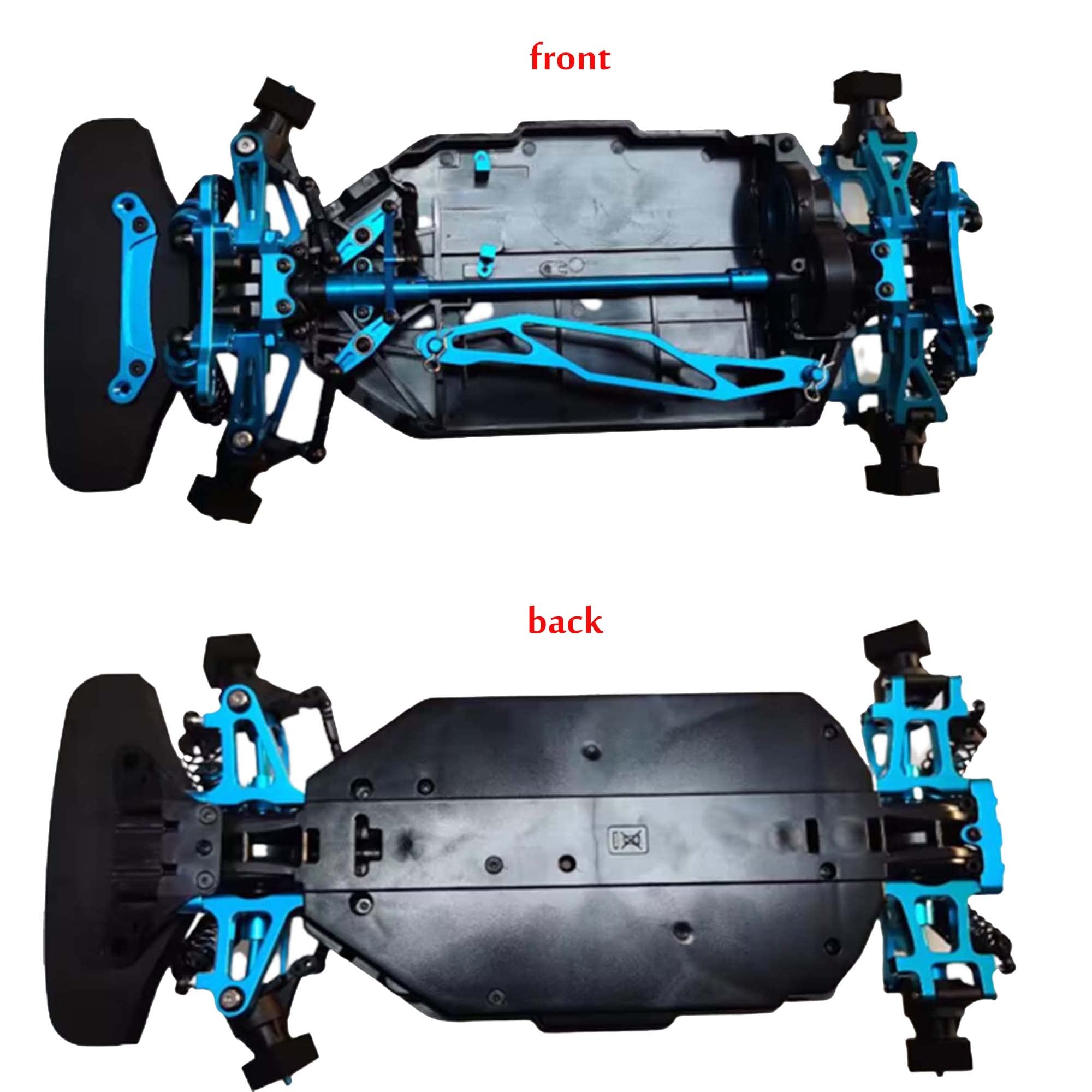 Amazon.co.jp: powerday 1/10合金アップグレードRCシャーシシャフト