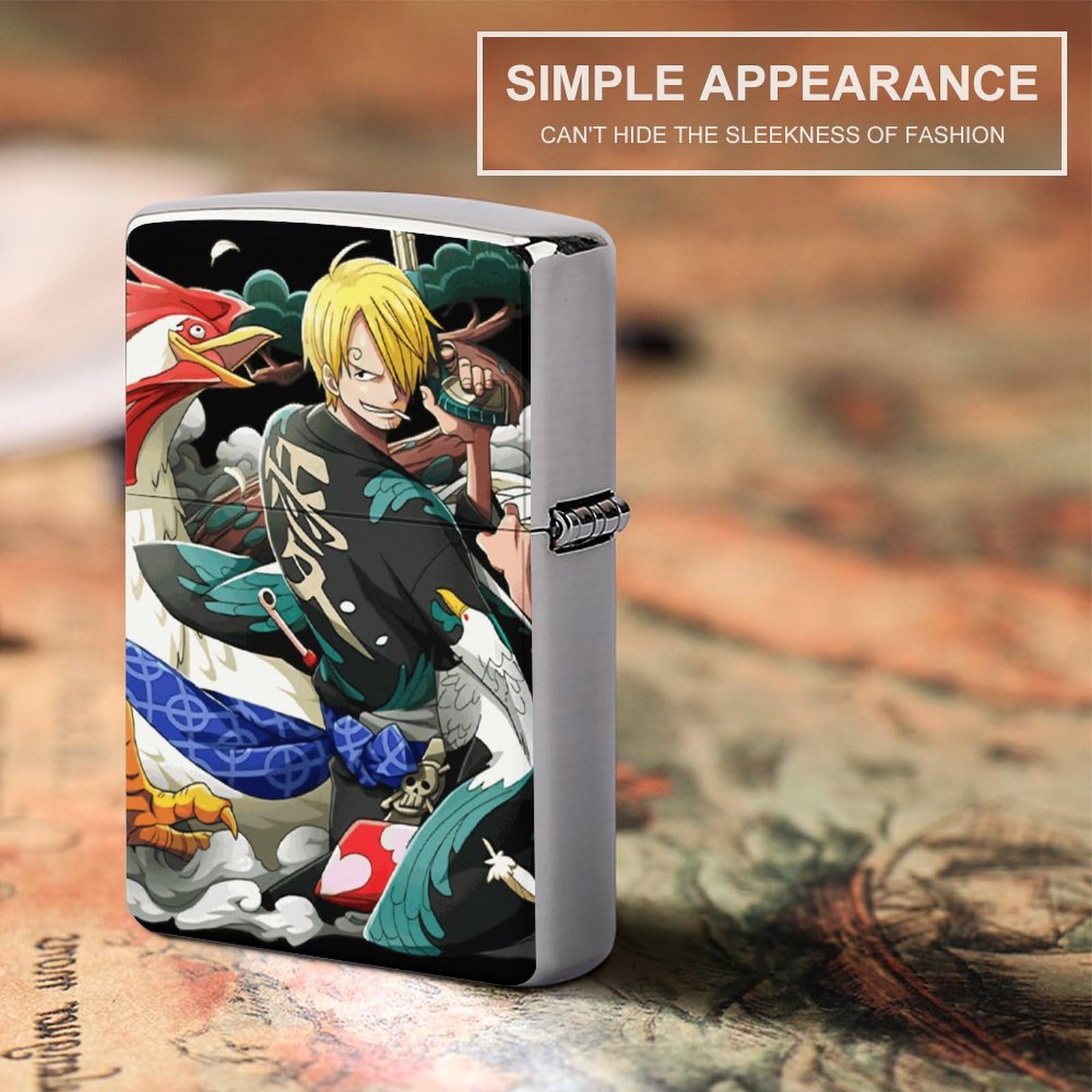 Amazon.co.jp: ワンピース ONE サンジ メンズ ライターケース ZIPPO