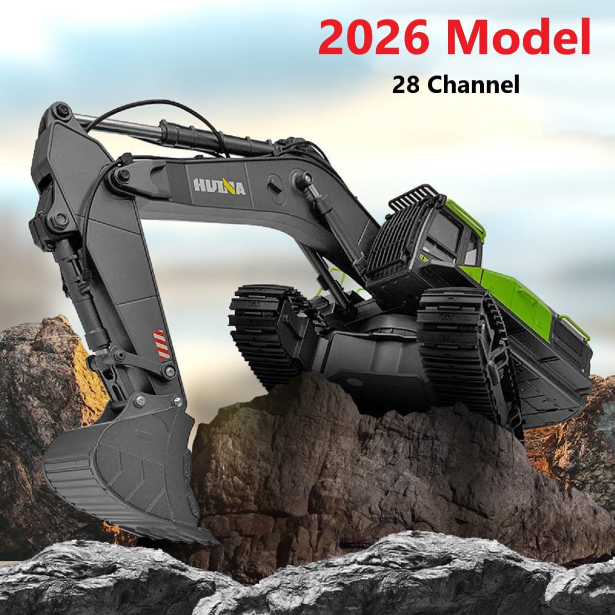 Amazon.com: RC Excavator for Adults Huina 1593 Fully Functional 1