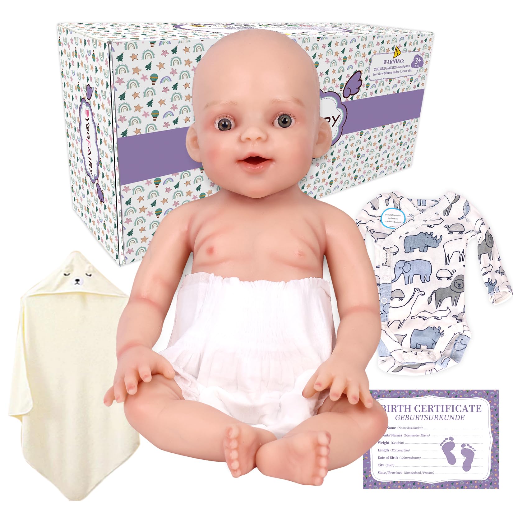 Amazon | YEEFAIRY リボーンドール 極リアル 1:1 シリコンベビードール