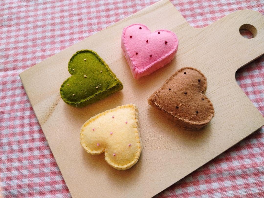 Amazon | フェルトおままごと クッキー屋さん♪選べるクッキー6枚