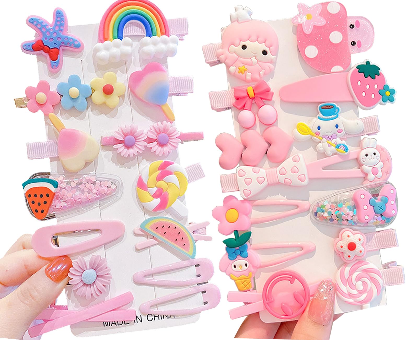 Amazon.co.jp: MAEXUS ヘアクリップ 子供 ヘアピン 女の子 28点豪華