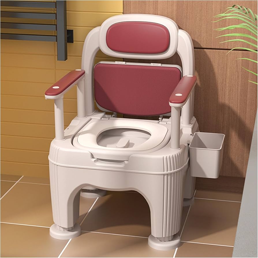 Amazon.co.jp: ポータブルトイレ 介護用 簡易トイレ 座席高さ37～52cm