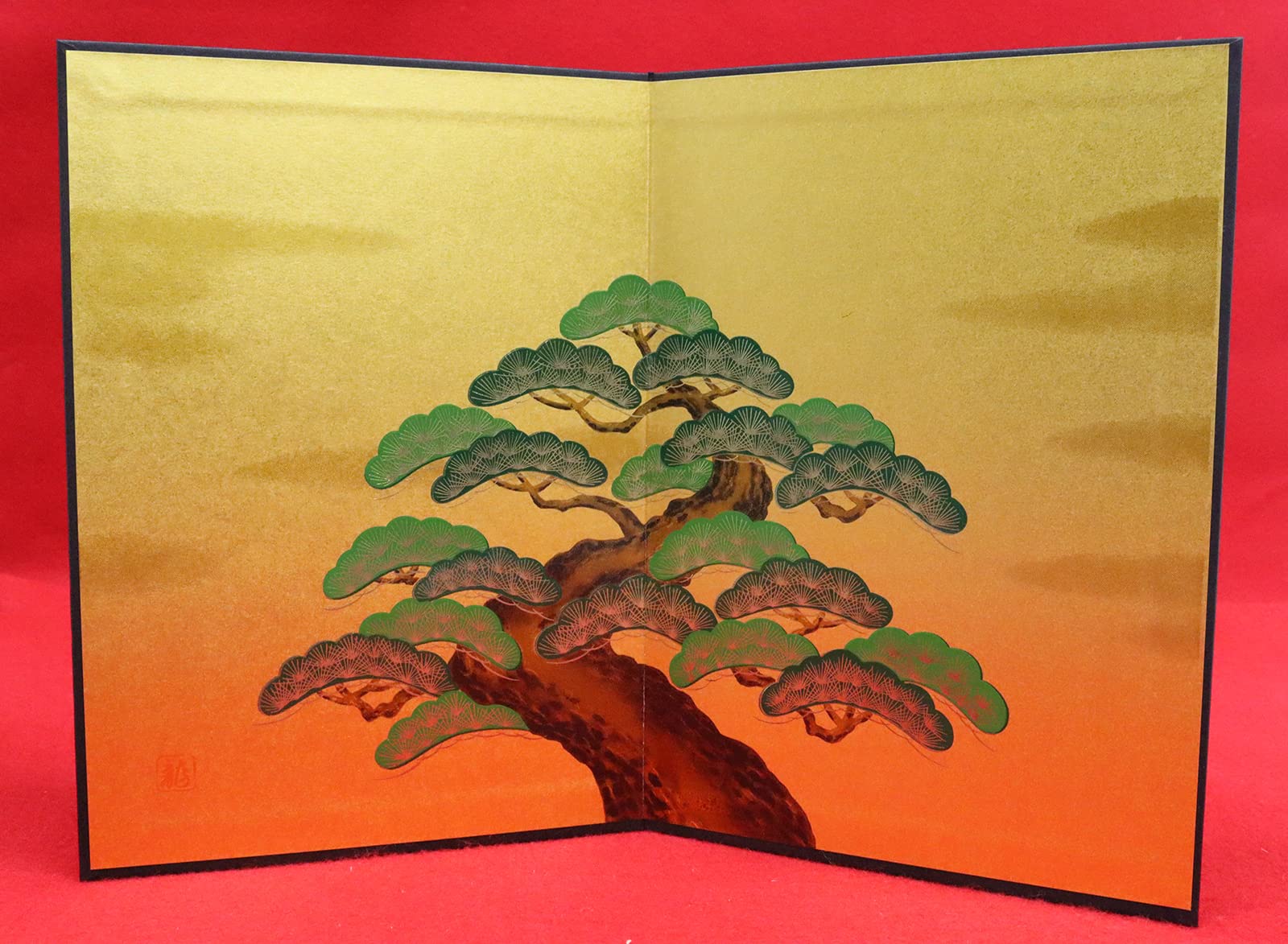 Amazon.co.jp: [クラフトマンハウス] 金屏風 日本製 端午の節句 ミニ